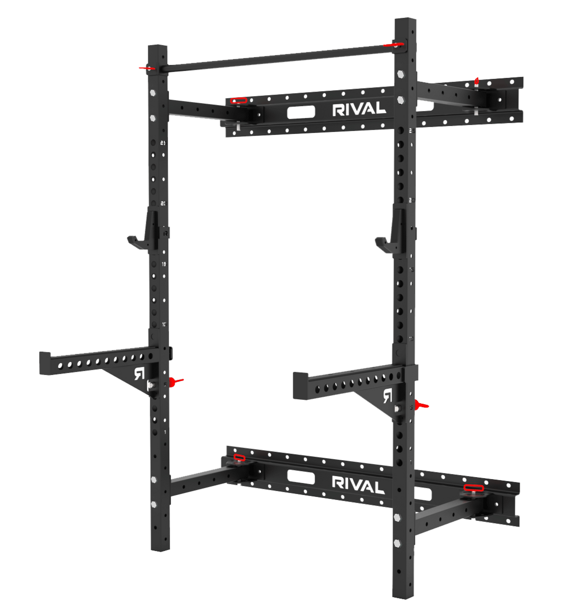 Fold away squat rack uk hot sale