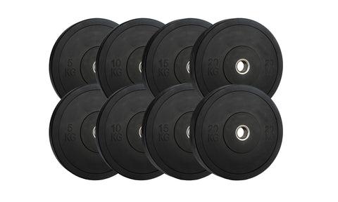 Monochrome Olympic Black Bumper Plates