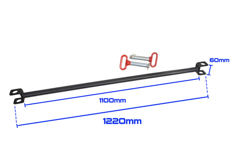 Rival J-Series Jammer Arms Straight Bar Attachment - 1220mm