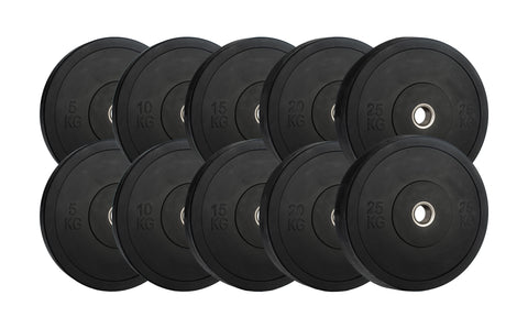 Monochrome Olympic Black Bumper Plates