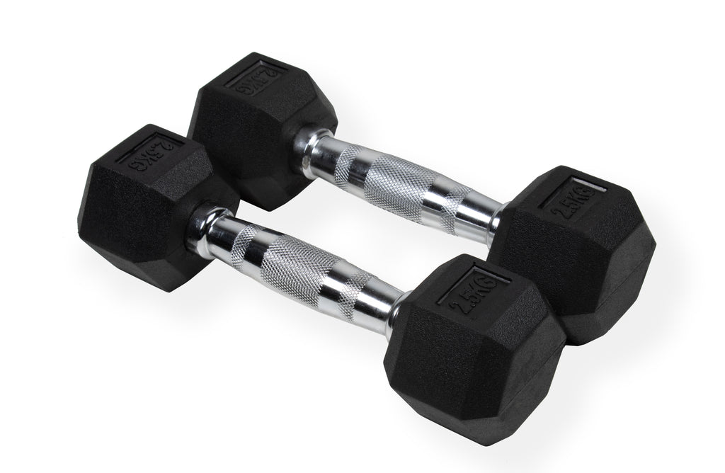 Rival Hex Dumbbells - 2.5KG Pair (5KG Pair)