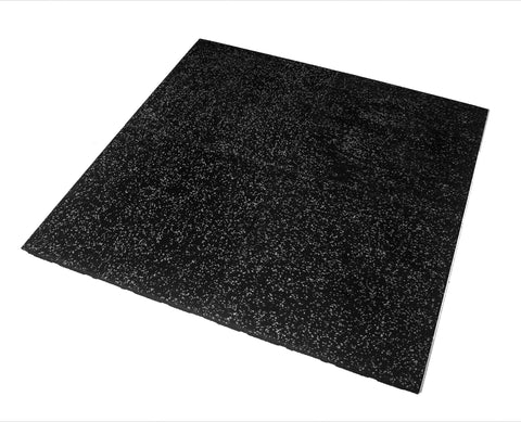 EX-DEMO | Rival Premium Interlocking Rubber Gym Floor Tiles with Connectors (500mm x 500mm) (20mm)