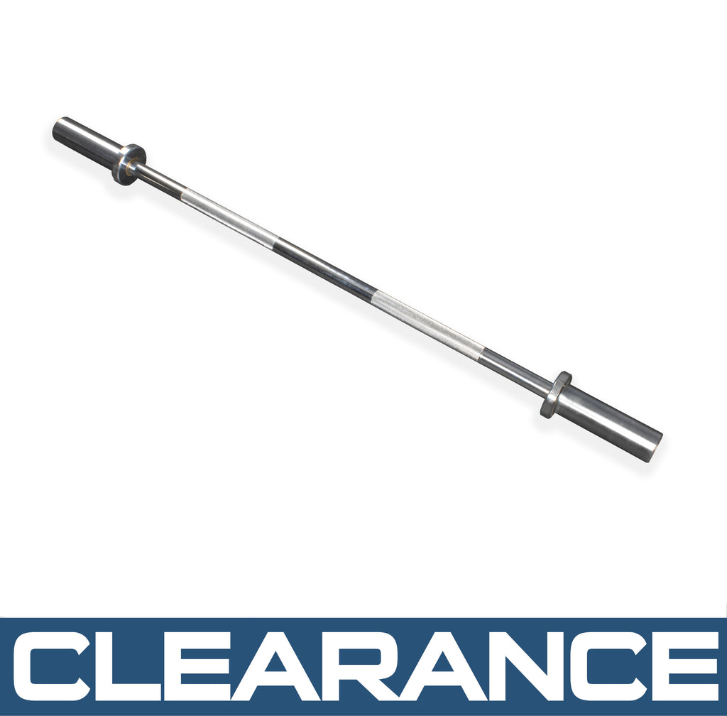 CEARANCE | 8KG Rival Chrome Olympic 4ft Barbell - Bushings