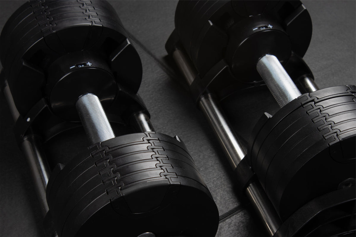 Rival 24KG Adjustable Dumbbells (Pair) (2KG Increments) – Rival Strength