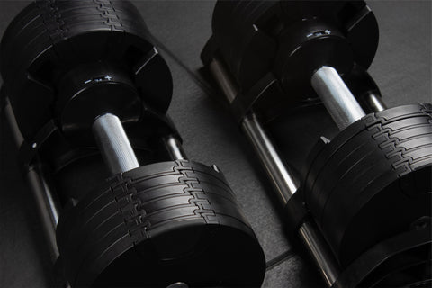 Rival 24KG Adjustable Dumbbells (Pair) (2KG Increments)