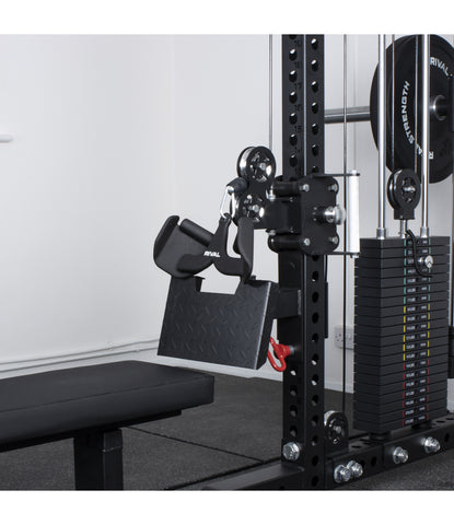 Rival S-2 Series Power Rack With Dual Adjustable Pulley and Smith Machine