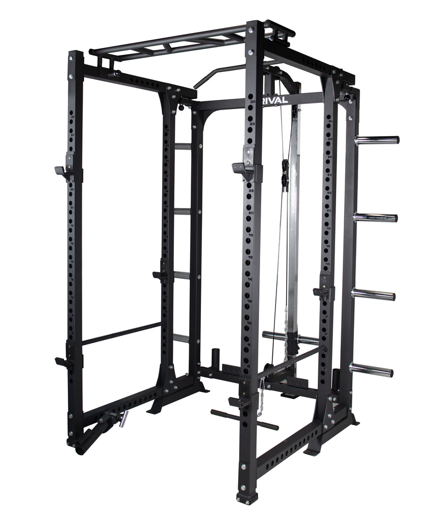 Rival J-1 Series Folding Power Rack With Optional Cable System