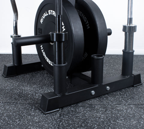 Rival Olympic Plate Tree and 6 Barbell Storage