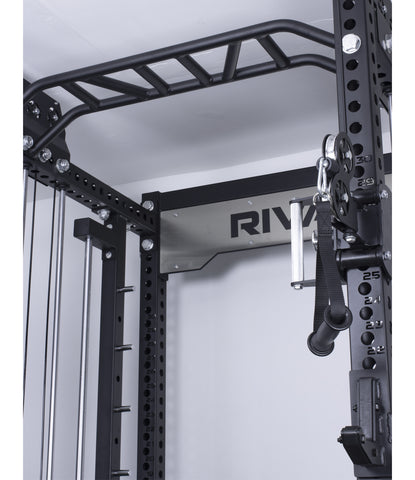 Rival S-2 Series Power Rack With Dual Adjustable Pulley and Smith Machine