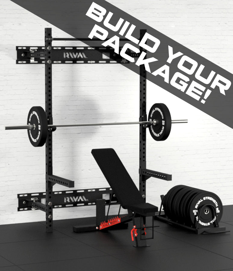 Rival J-2 Series Narrow Folding Wall Mount Rack Package - Bundle Builder