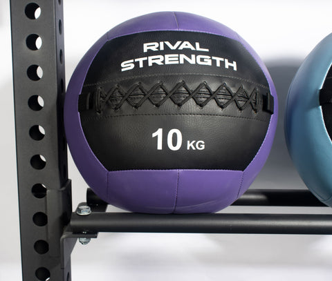 Rival S-Series Rack Mounted Gym Ball Storage Shelves (75mm)