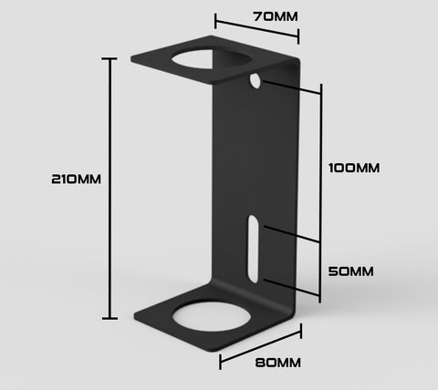 Wall-Mounted Single Speciality Bar Holder